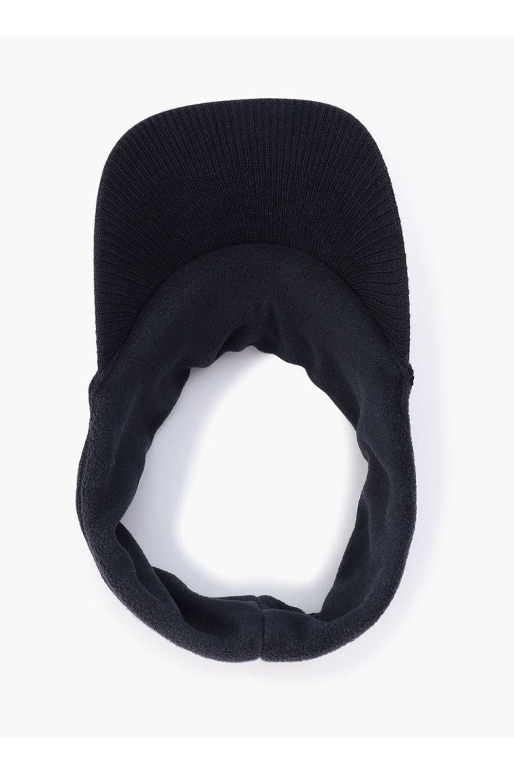 KNIT VISOR / ブランドロゴジャカード ニットサンバイザー (ネイビー)