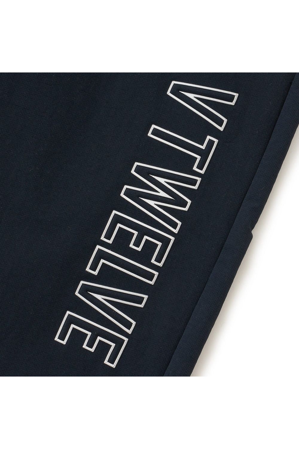 【26AW】 MOLD LOGO PANTS / 高撥水生地 サイドロゴ ナイロンロングパンツ (ブラック)