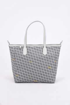 LANIUS BIZ (ラニウス ビズ) / ブランドオリジナルテキスタイル ビジネストートバッグ (シルバーグレー)*