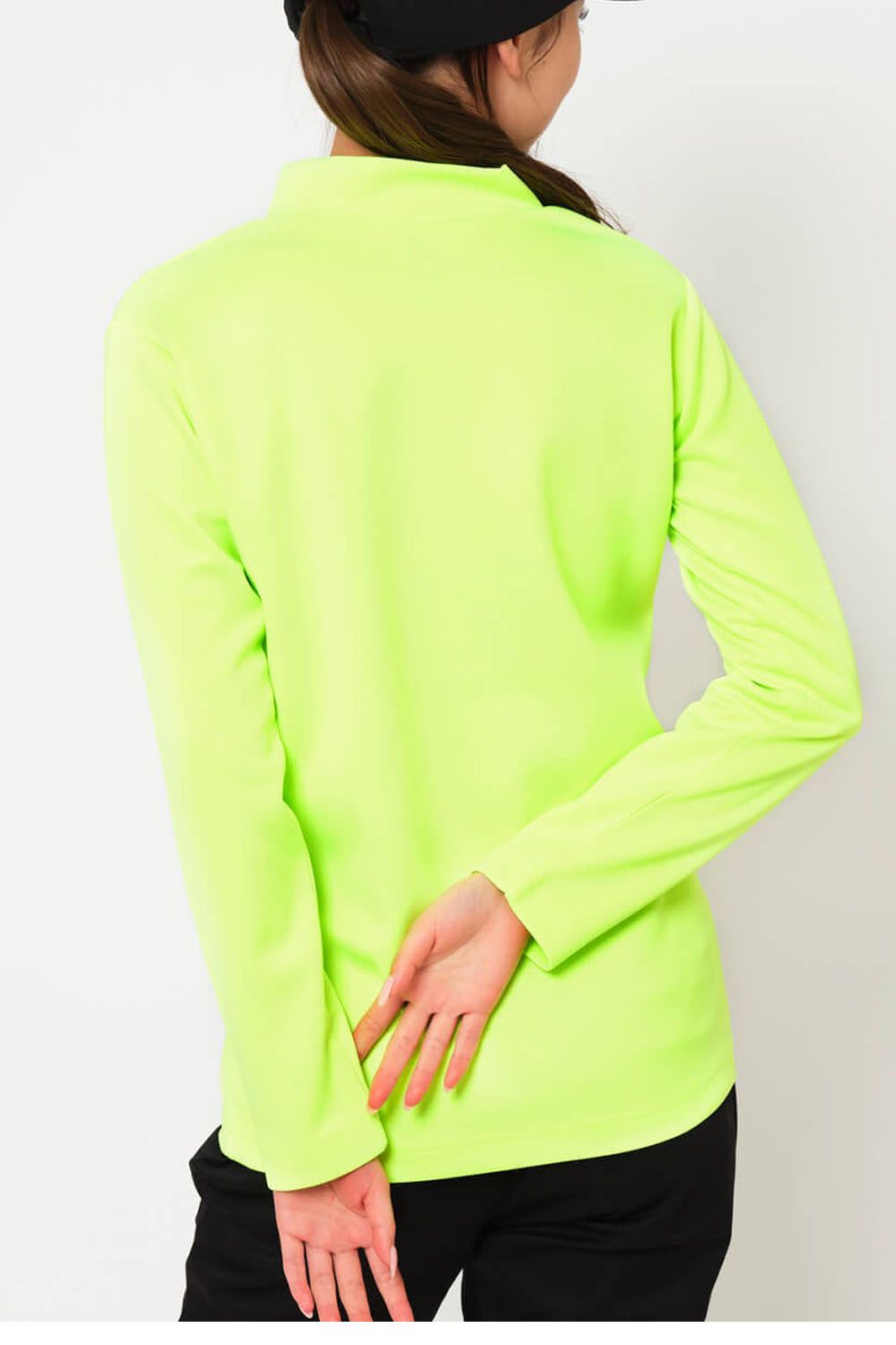 【レディース】 BOLD MOCK / ロングスリーブ モックネック （イエロー）
