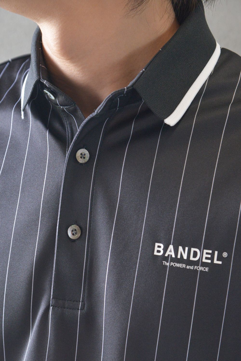 【BANDEL GOLF】 他にはないピンストライプ柄のセットアップスタイル