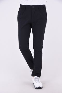 【春夏仕様】SUPER STRETCH LOGO PANTS /  スーパーストレッチ ロゴ ロングパンツ (ブラック/ブルー)