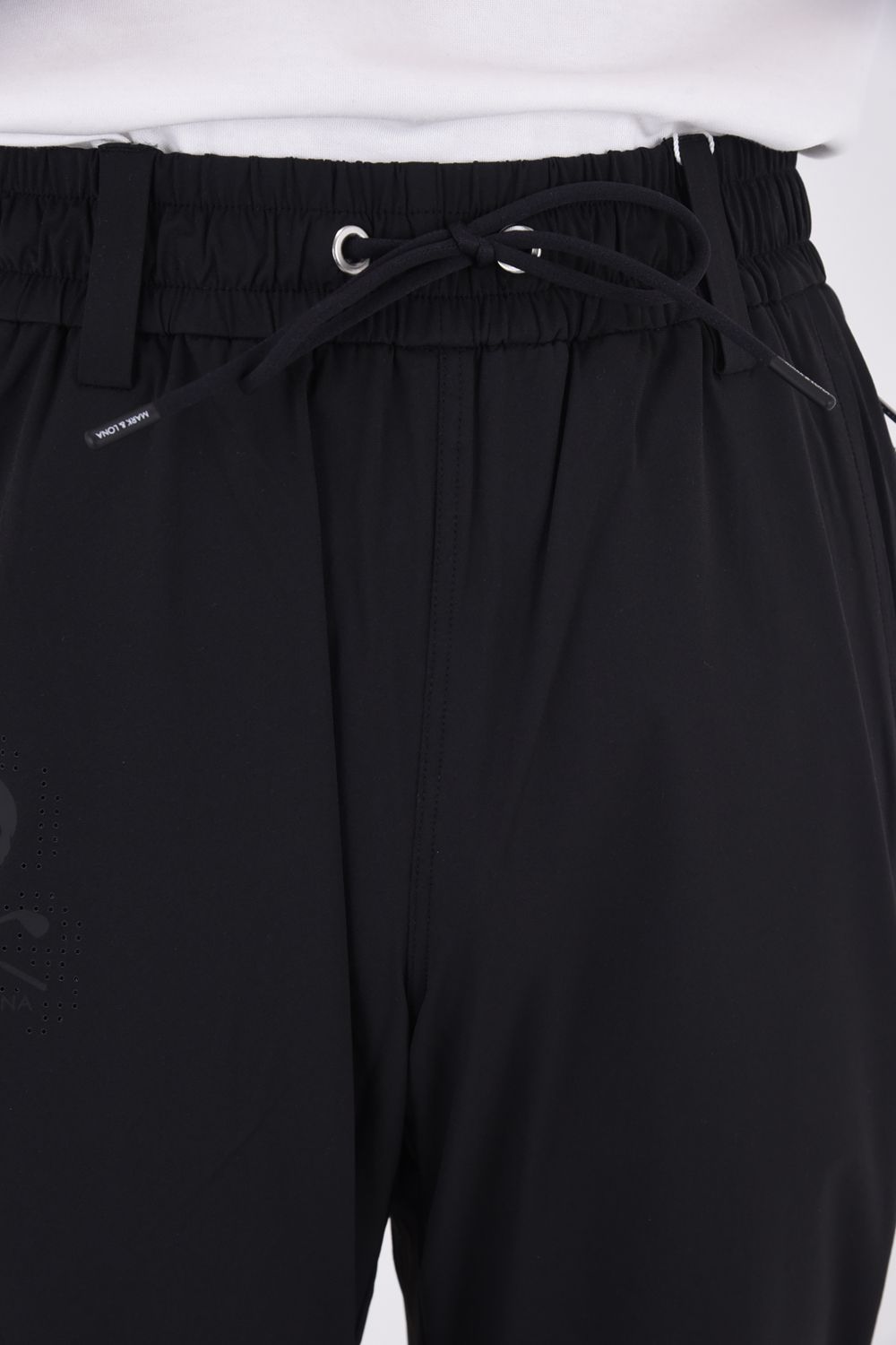 【26SS】 ROGUE AIRFLOW TECH PANTS / 高機能ナイロン パンチングスカルロゴ テクニカルロングパンツ (ブラック)