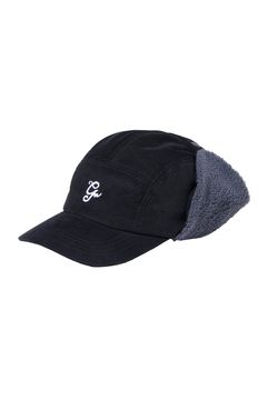 【26AW】 2WAY FLAP CAP / ボア素材 イヤーマフ ベースボールキャップ (ブラック)
