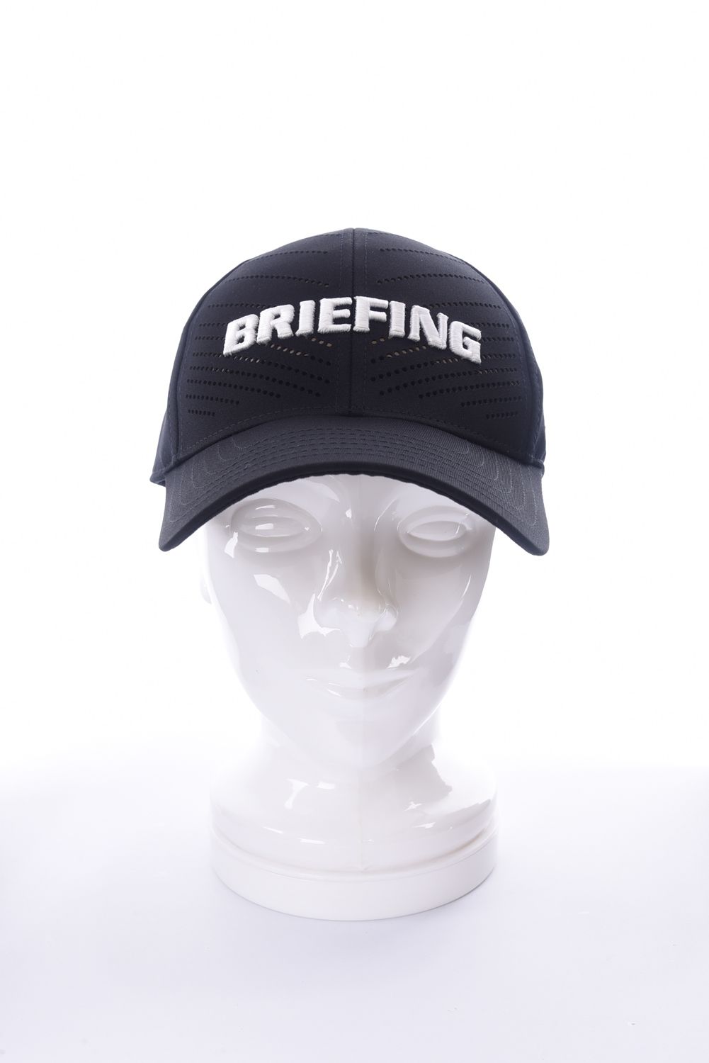 BRIEFING - MENS PUNCHING MESH CAP / ロゴ刺繍 パンチングメッシュ 