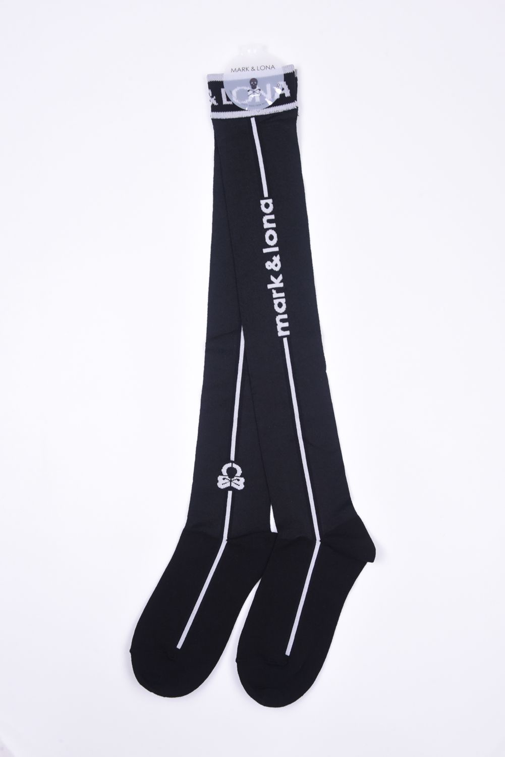 【26SS】【レディース】 ML SHEER OVER KNEE SOCKS / サイドライン シースルー ニーソックス (ブラック)