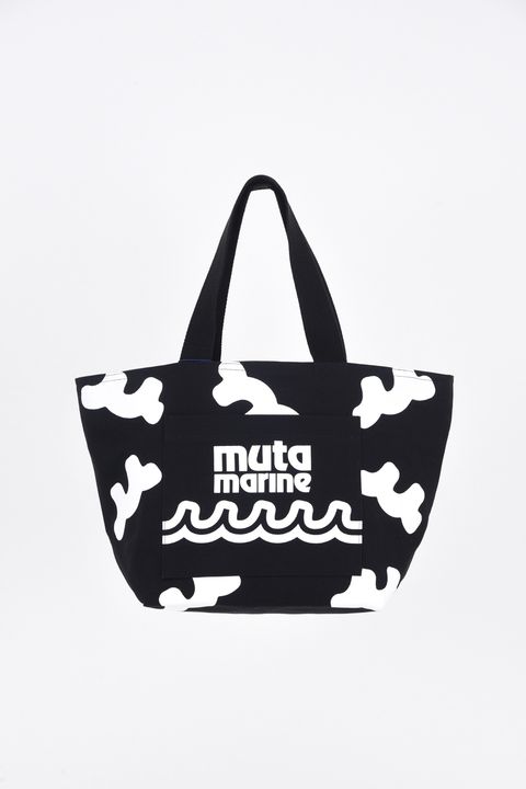 【26SS】 CLOUD WAVE LOGO ECO BAG / クラウドウェーブ エコバック (ブラック)