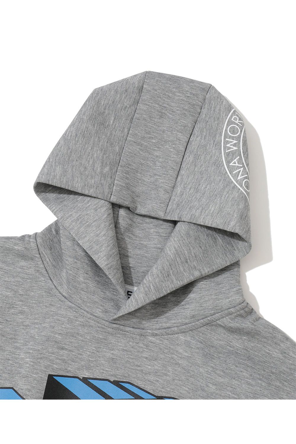 【26SS】【FER COLLECTION】 SWAG LOGO RELAX SPONGE HOODIE / ダンボールニット 3Dロゴ オーバーサイズ プルオーバーフーディー (ヘザーグレー)