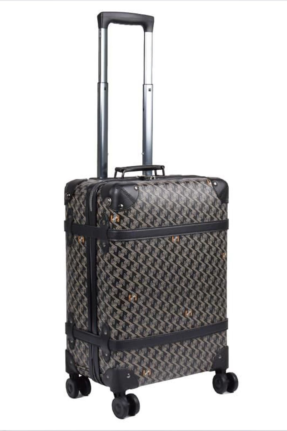 【銀行振込・代金引換不可】【返品・交換不可】 GALAPAGO No.2 (ガラパゴ) / ブランドオリジナルテキスタイル キャリーバッグ （ダークブラック）*