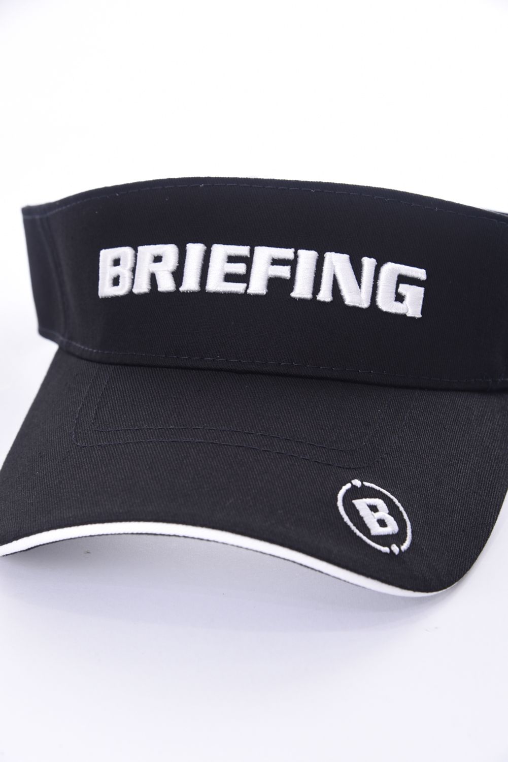 MENS BASIC VISOR / ロゴ刺繍 ベーシック サンバイザー ブラック
