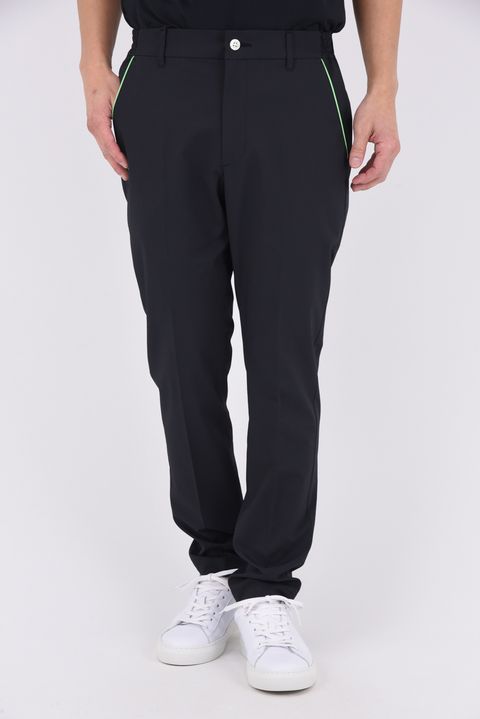 【26SS】 NEON LONG PANTS / ネオンシリーズ ブランドロゴ ロングパンツ (ブラック)*