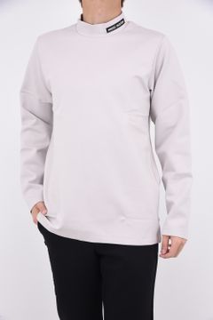 【期間限定ポイント50倍】WARM PUNCH MOCK NECK SHIRT / ウォームポンチ モックネックシャツ (ベージュ)
