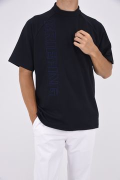 MENS BIG BEAT MOCK NECK RELAX FIT / ビッグビート モックネック リラックス フィット (ネイビー)