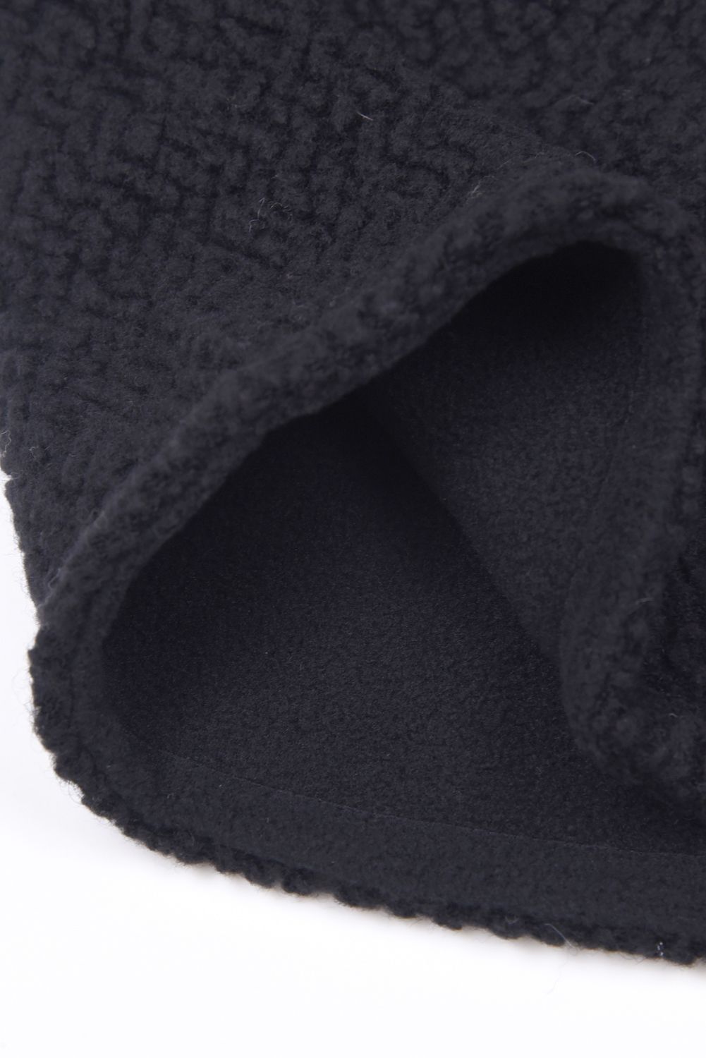 WOOL BOA NECK GAITER / ウールボアフリース ネックウォーマー (ブラック)