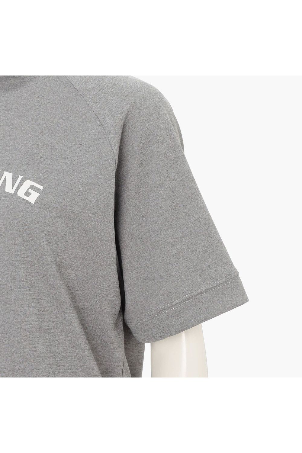 【26SS】【レディース】 WOMEN’S COLLEGE LOGO HIGHNECK / カレッジロゴ リラックスフィット モックネックTシャツ (グレー)