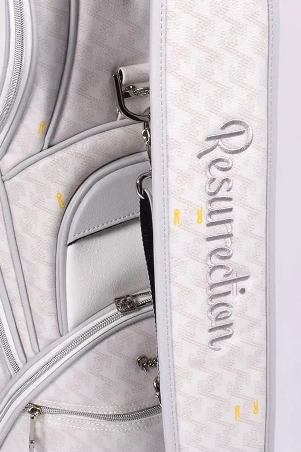 【26SS】【銀行振込・代金引換不可】【返品・交換不可】 ORIOLA（オリオラ） / ブランドオリジナルテキスタイル カートタイプ キャディバッグ （モノホワイト）*