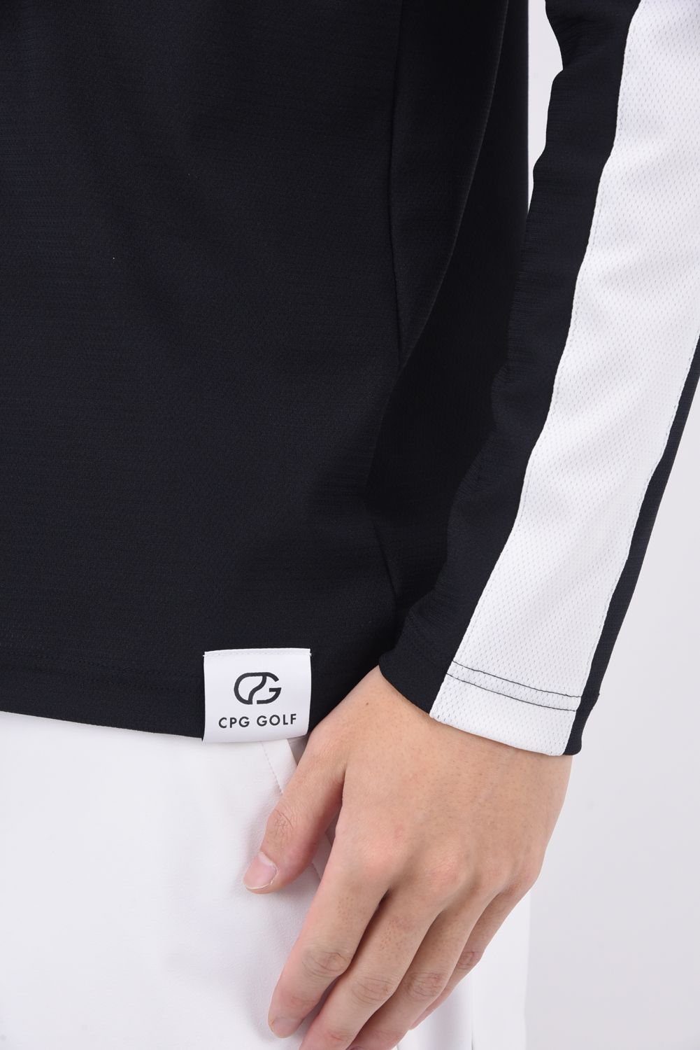 CPG GOLF 黒 モックネック CPGゴルフ(CPG GOLF) グラフィックモックネック MEN | ゴルフ