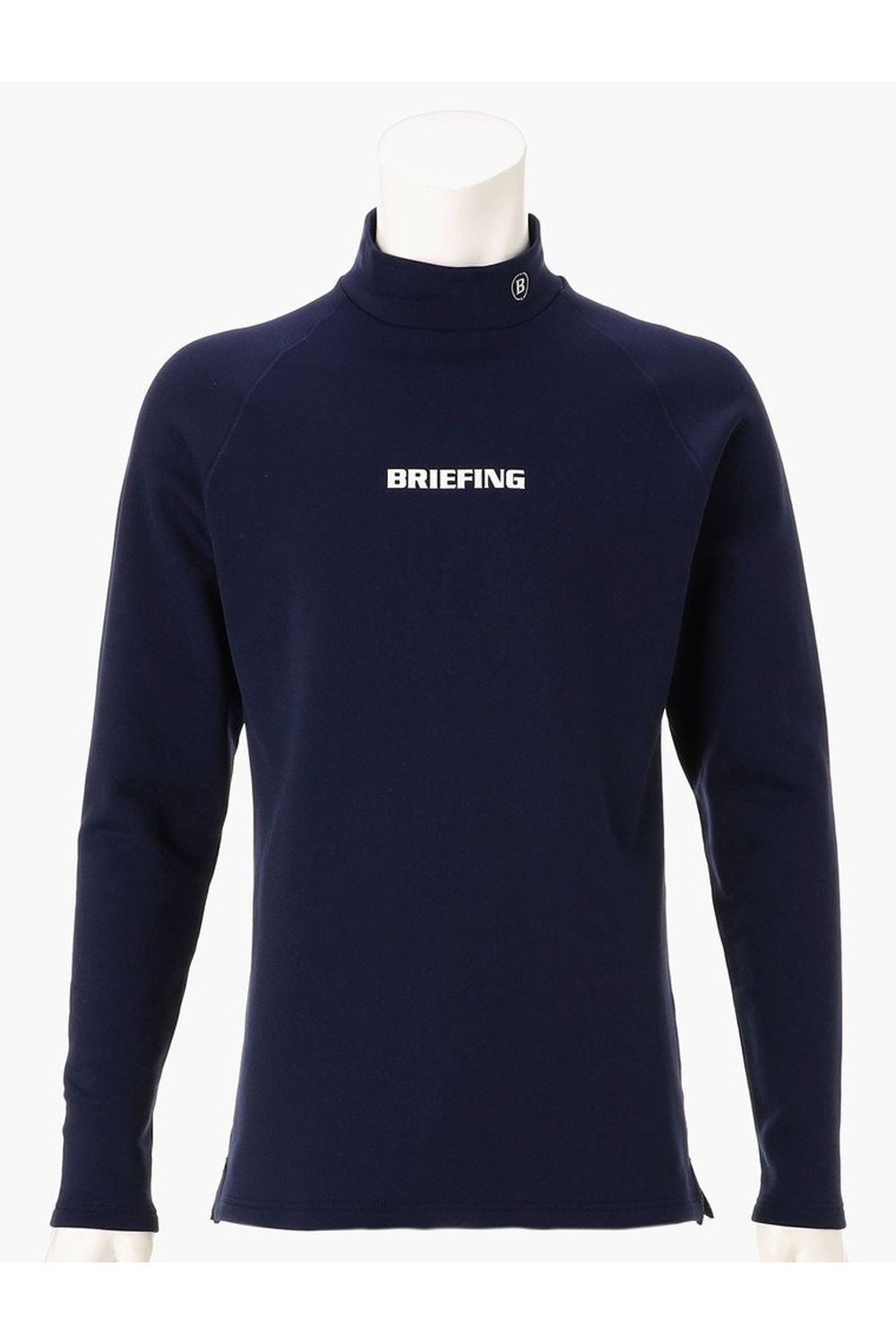 【26AW】 MEN’S WARM LS HIGHNECK / 秋冬仕様 起毛素材 ベーシック 長袖モックネックTシャツ (ネイビー)