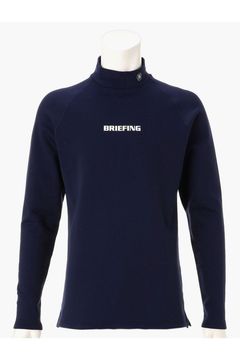 【26AW】 MEN’S WARM LS HIGHNECK / 秋冬仕様 起毛素材 ベーシック 長袖モックネックTシャツ (ネイビー)