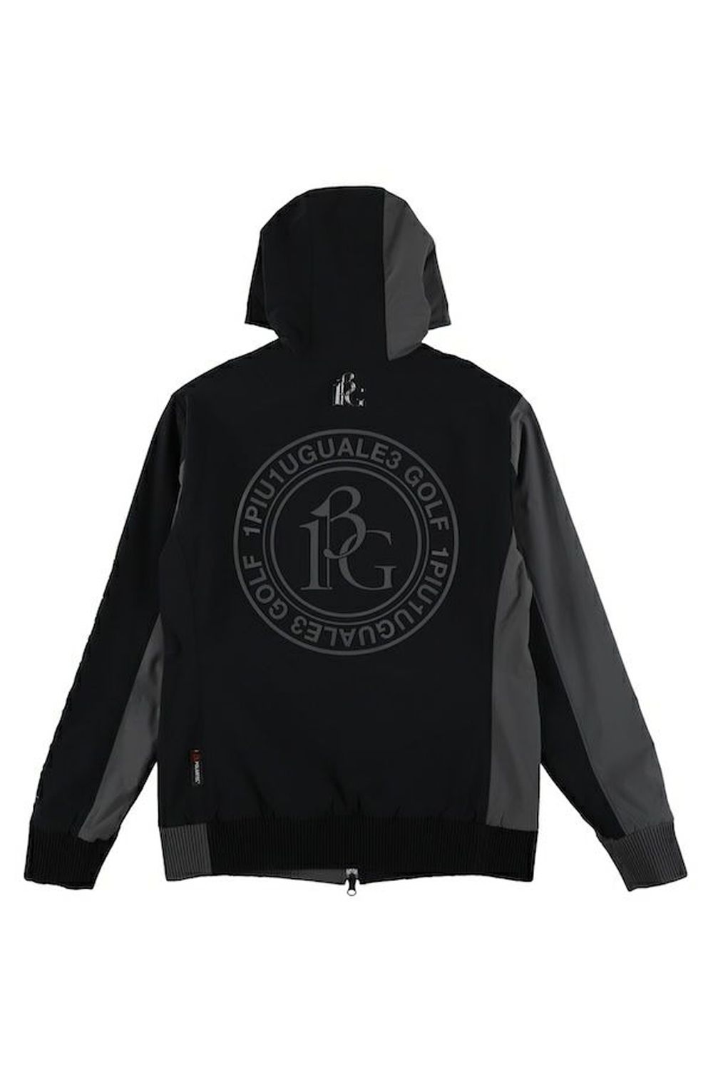 【2025AW】 CRAZY ZIP PARKER / バイカラー ジップアップ パーカー （ブラック/グレー） (10月入荷予定)