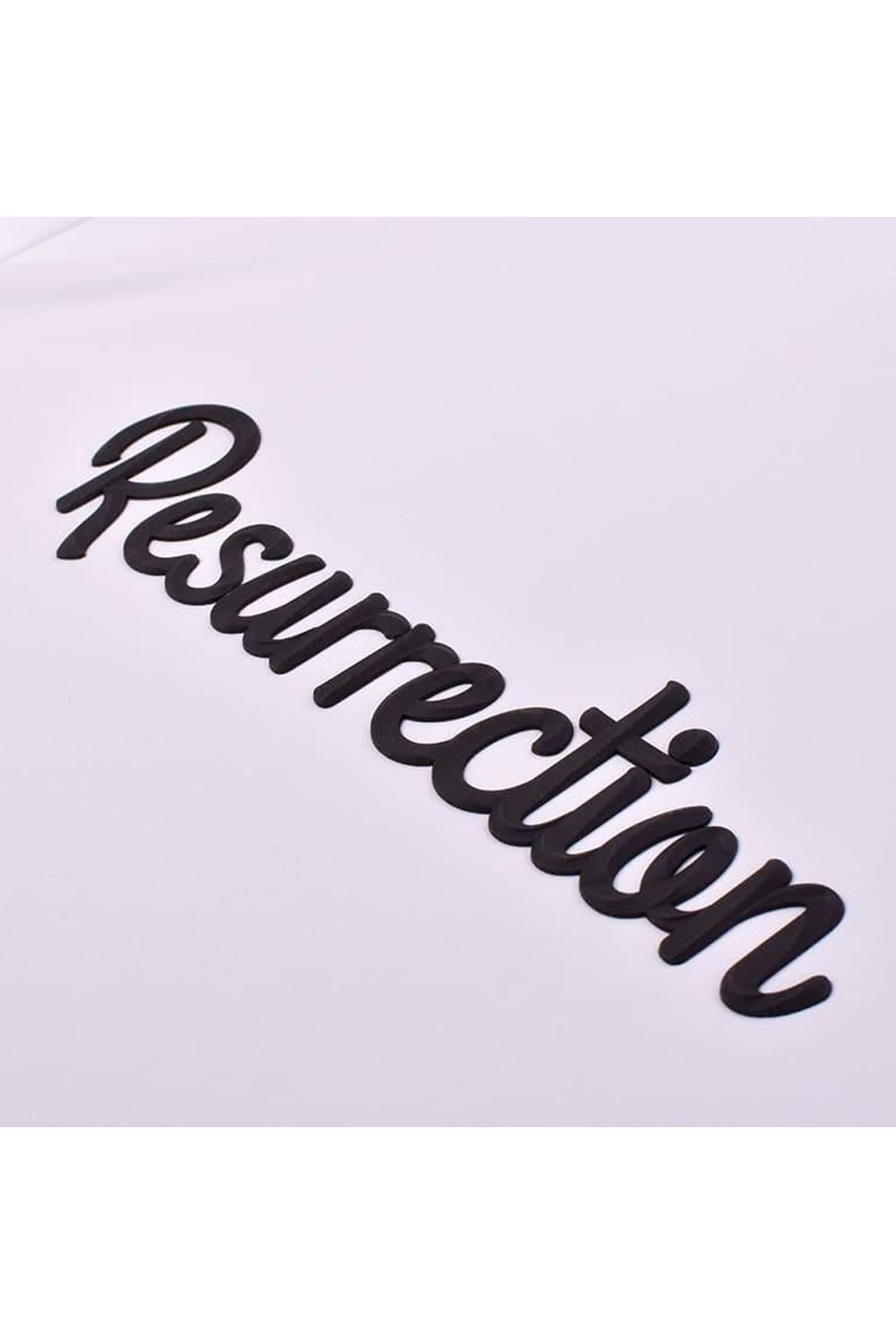 【26SS】 SILICON LOGO MOCK NECK / モノトーンシリーズ 3Dシリコンロゴ モックネックTシャツ (ホワイト)*