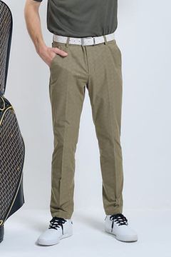 【25SS】GM EMBOSS LONG PANTS / オリジナルテキスタイル ロングパンツ (カーキ)*