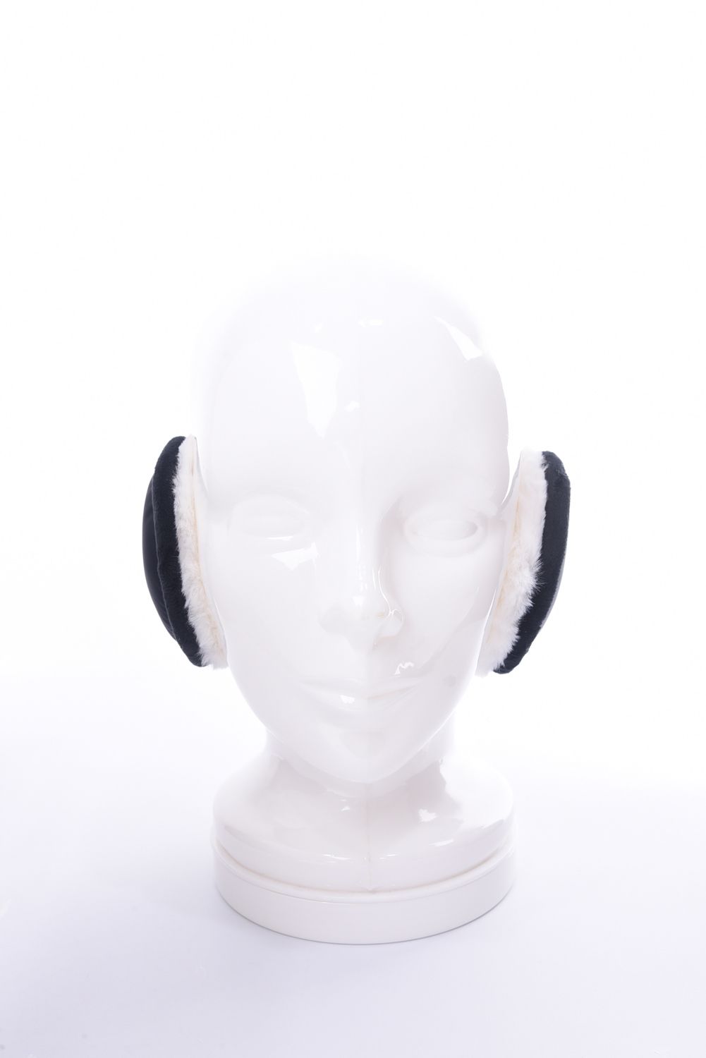 TWILL EAR MUFF / ロゴ ボア イヤーマフ (オリーブ)