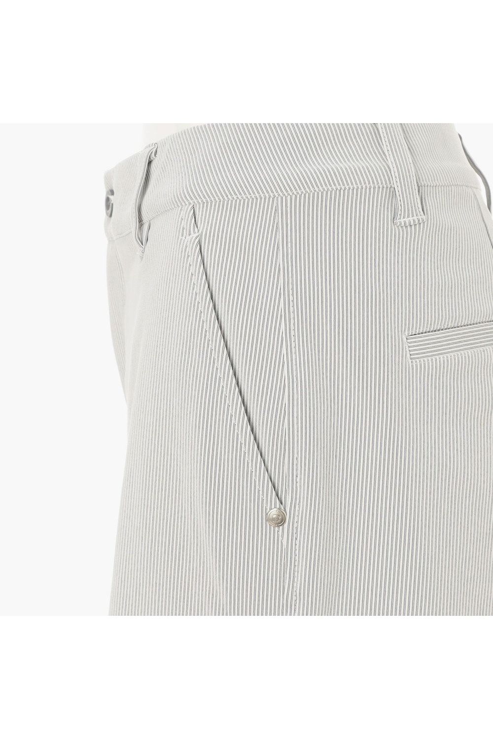 【26SS】【レディース】 WOMEN’S NYRON CORDUROY SHORT PANTS / ナイロン コーデュロイ ショートパンツ (グレーストライプ)