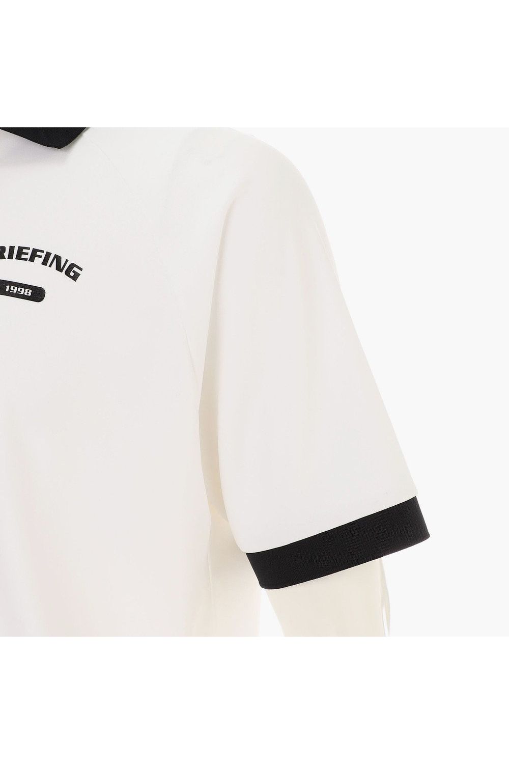 【26SS】 MEN’S COLLEGE LOGO POLO RF / カレッジロゴ リラックスフィット ポロシャツ (ホワイト)