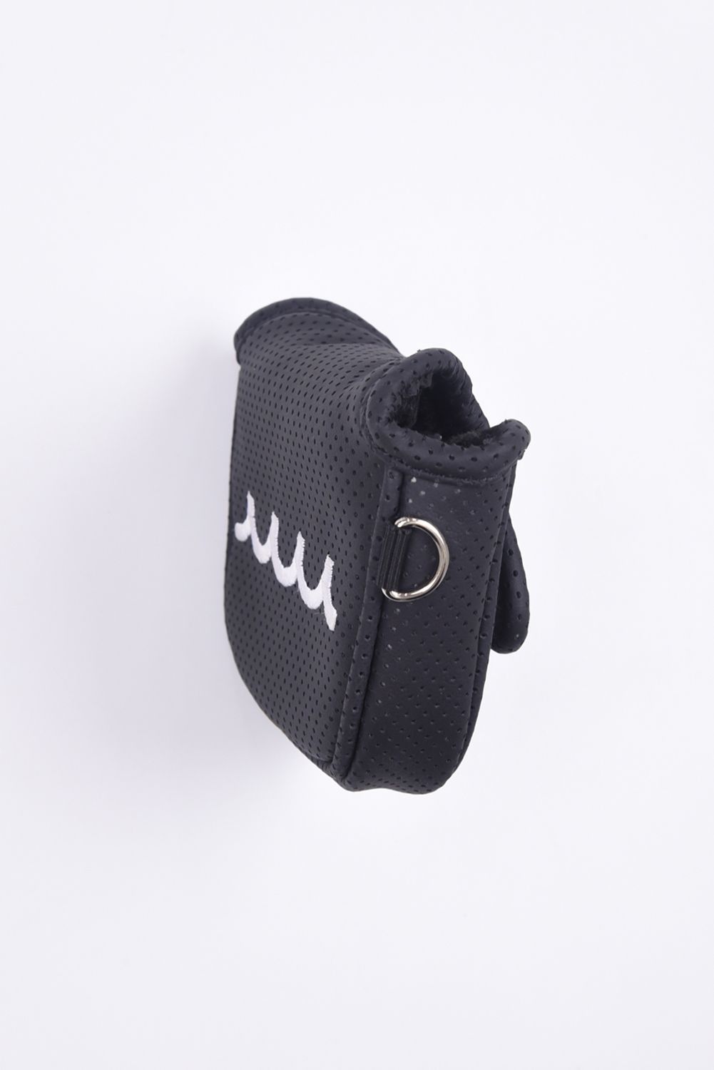 HEAD COVER / パンチング バイカラー マレットタイプ パターカバー (ブラック)