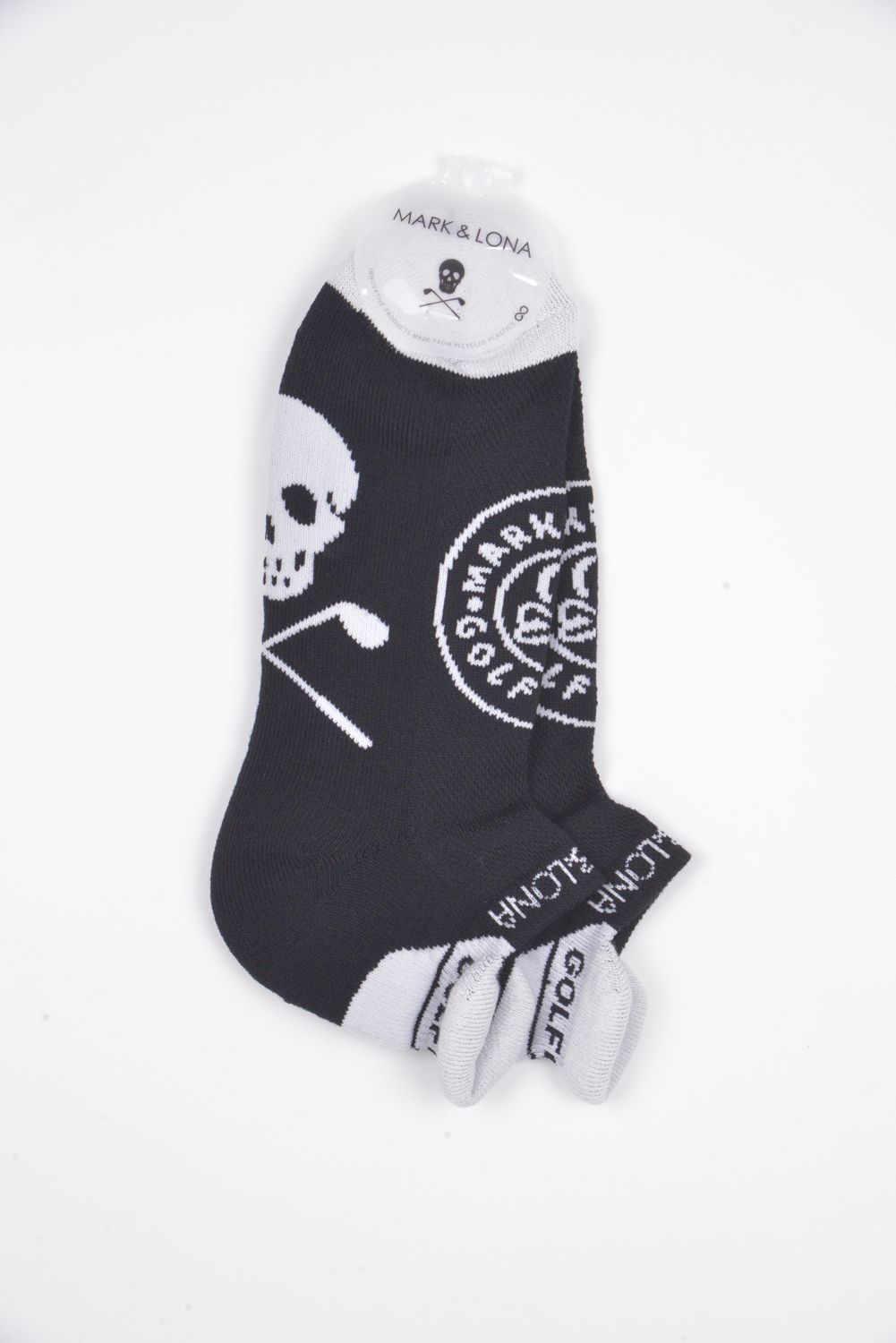 【26AW】 CIRCLE ICON SNEAKER SOCKS / ジャパンメイド サークルスカルジャカード スニーカー丈 ローソックス (ブラック)