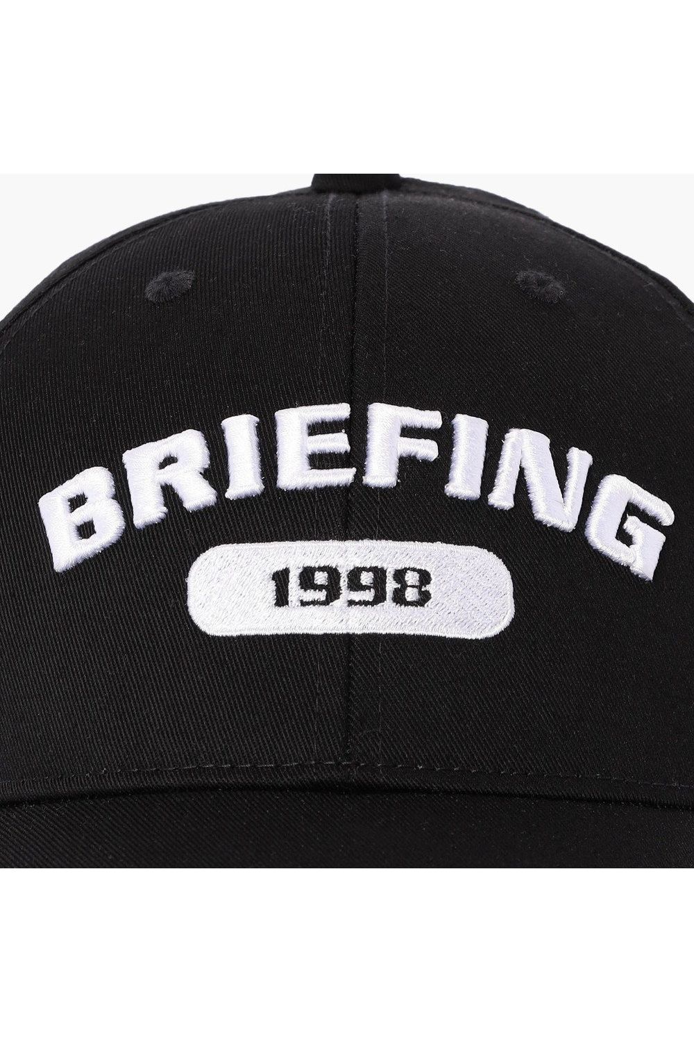 【26AW】 MEN’S COLLEGE LOGO CAP / カレッジロゴ刺繍 キャップ (ブラック)