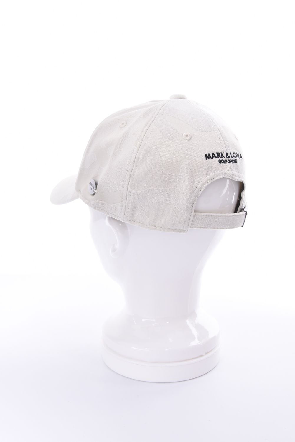 【26AW】 MERCURY CAMO STRETCH CAP / シグネチャーカモ ブランドロゴ刺繍 ストレッチキャップ (オフホワイト)