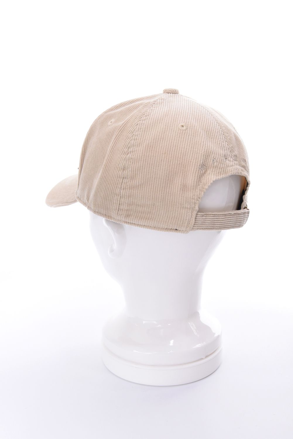 【26AW】 METAL LOGO CORDUROY CAP / WAVEメタルプレート コーデュロイキャップ (ベージュ)