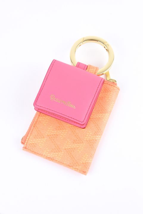 【プレゼント好適品】 Canary No.2 (カナリー) / ブランドオリジナルテキストスタイル マルチケース (サンセット/ピンク)*