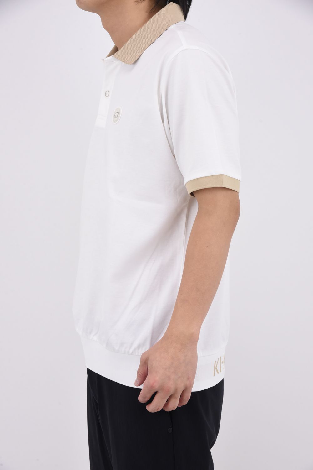 【26SS】 CLERIC COLLAR COOL POLO SHIRT / クレリックカラー ポロシャツ (オフホワイト)