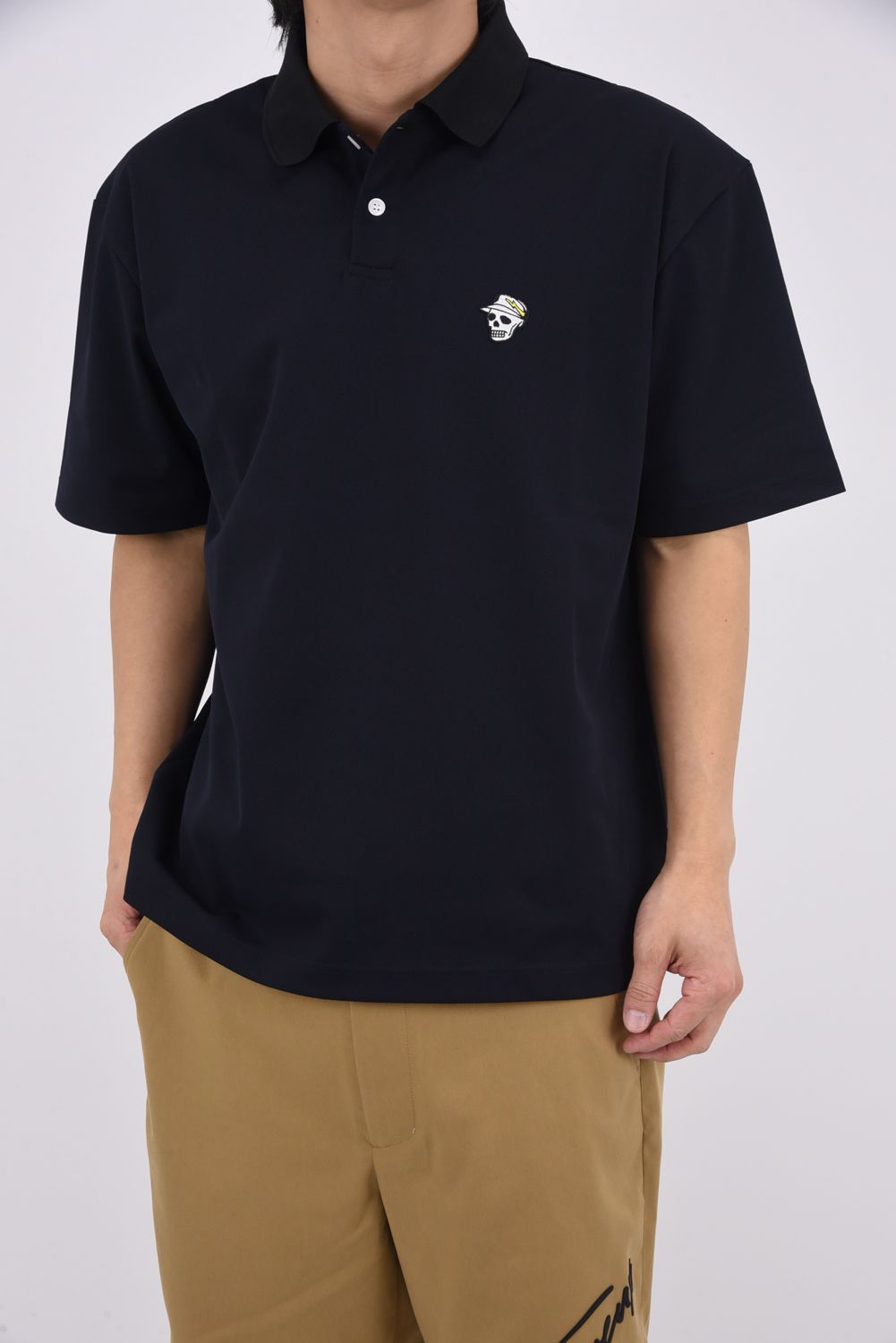 【26SS】 DVG CREW STANDARD POLO / クルーネック ポロシャツ (ホワイト)