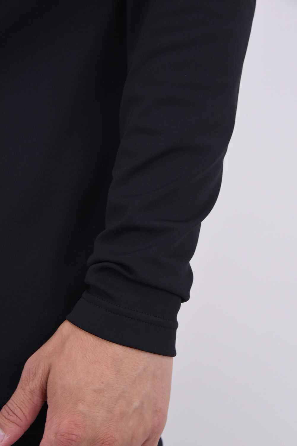 【25AW】 防風裏起毛長袖シャツ (ブラック)