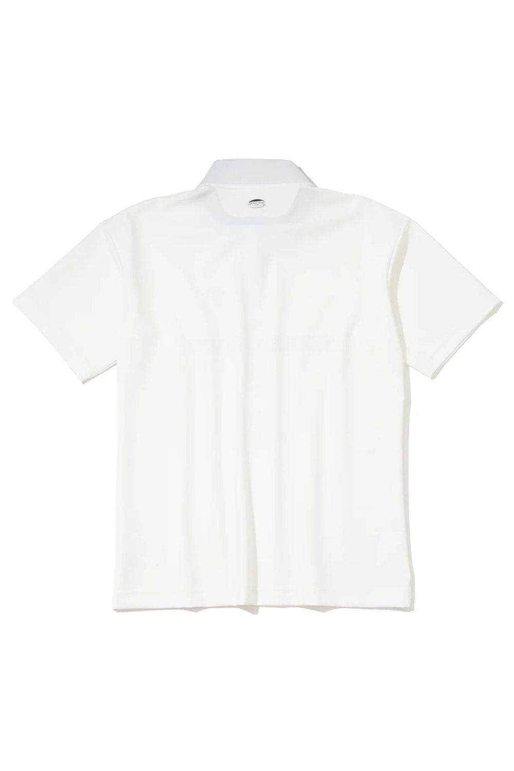 【26SS】 CROCE WAFFLE MOCK NECK TEE / ナイロンワッフル ブラックレターロゴ モックネックTシャツ (ホワイト)