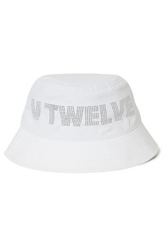 【26SS】 PERFORATE HAT / パンチングロゴ バケットハット (ホワイト)