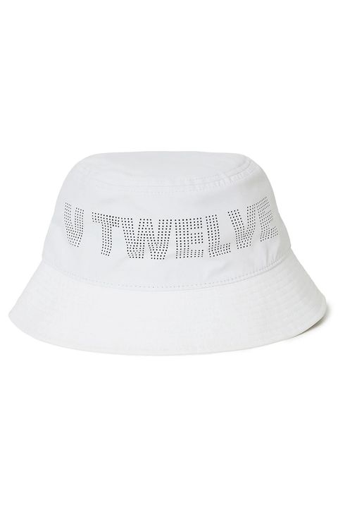 【26SS】 PERFORATE HAT / パンチングロゴ バケットハット (ホワイト)