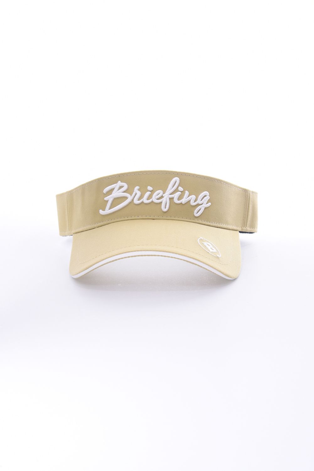【レディース】WOMENS BASIC VISOR / ロゴ刺繍 ベーシック サンバイザー (ベージュ)