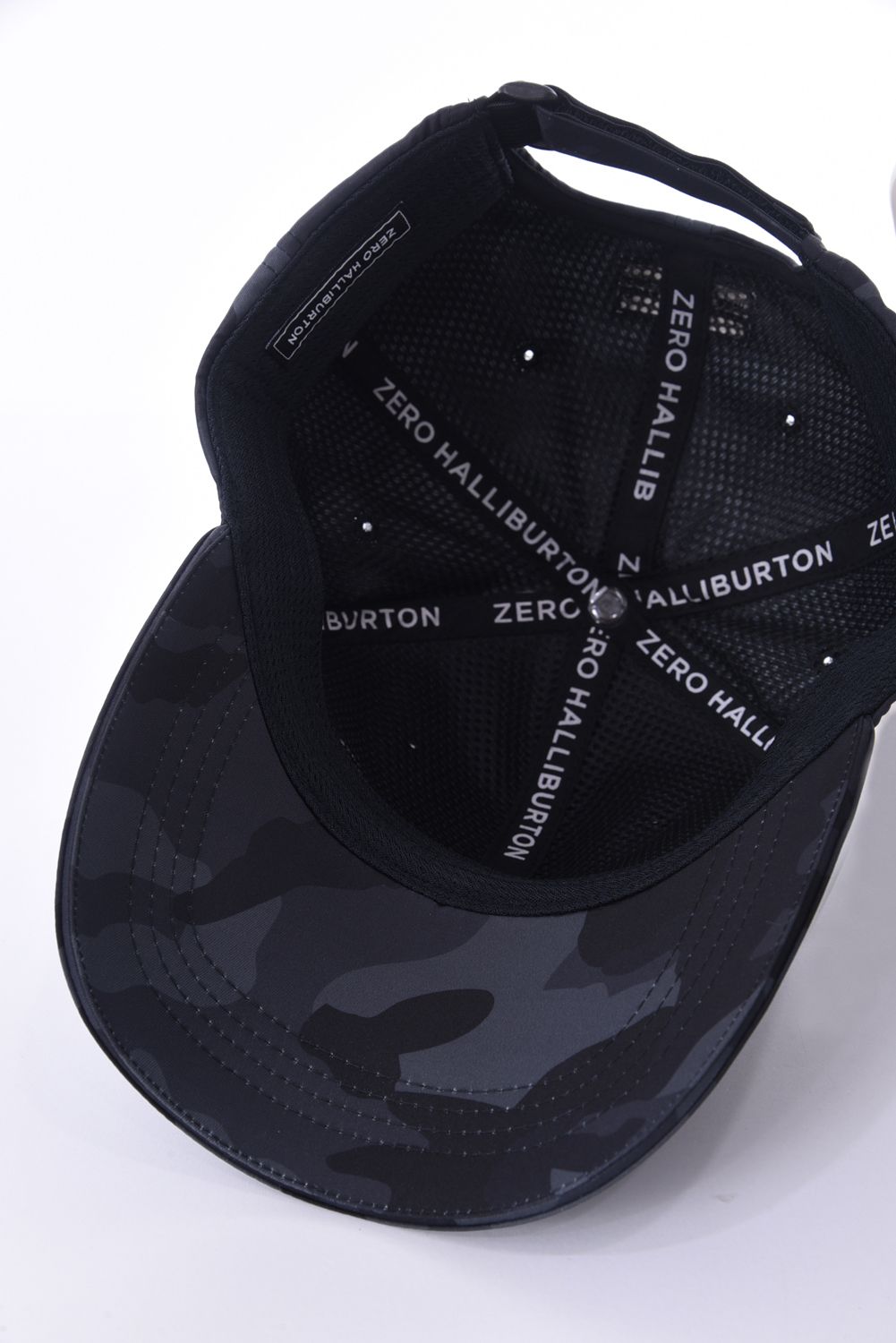 Camo Cap ZHG-CAP /  ブランドロゴ カモフラ柄 キャップ ブラック