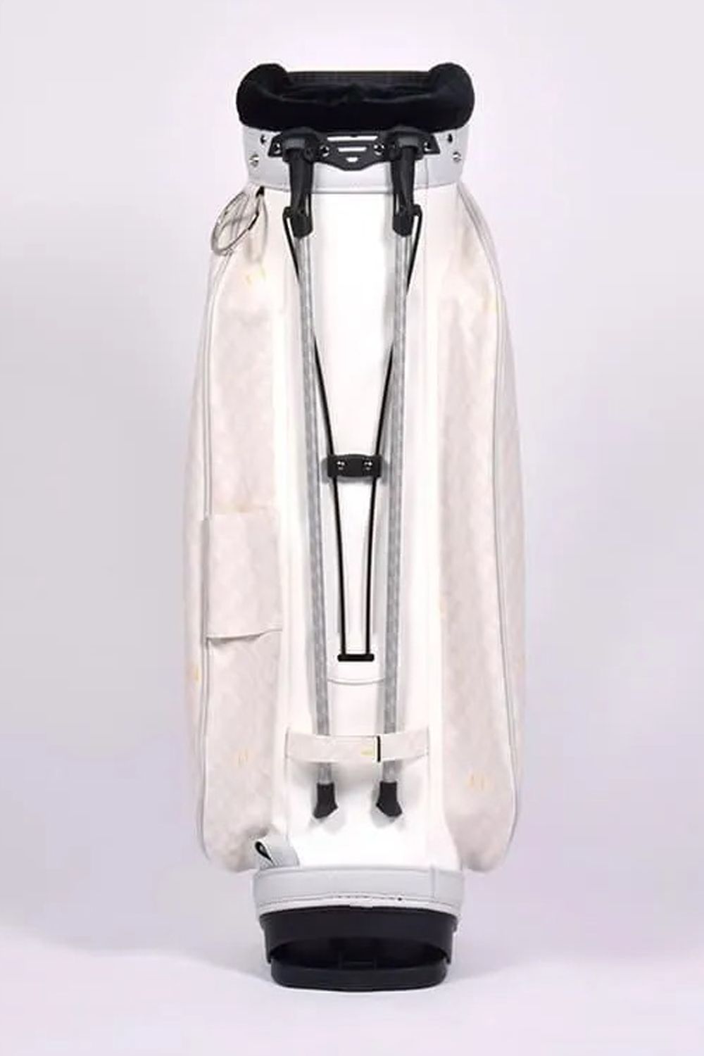 【26SS】【銀行振込・代金引換不可】【返品・交換不可】 PAVO (パーヴォー) / ブランドオリジナルテキスタイル スタンドキャディバッグ (モノホワイト)*