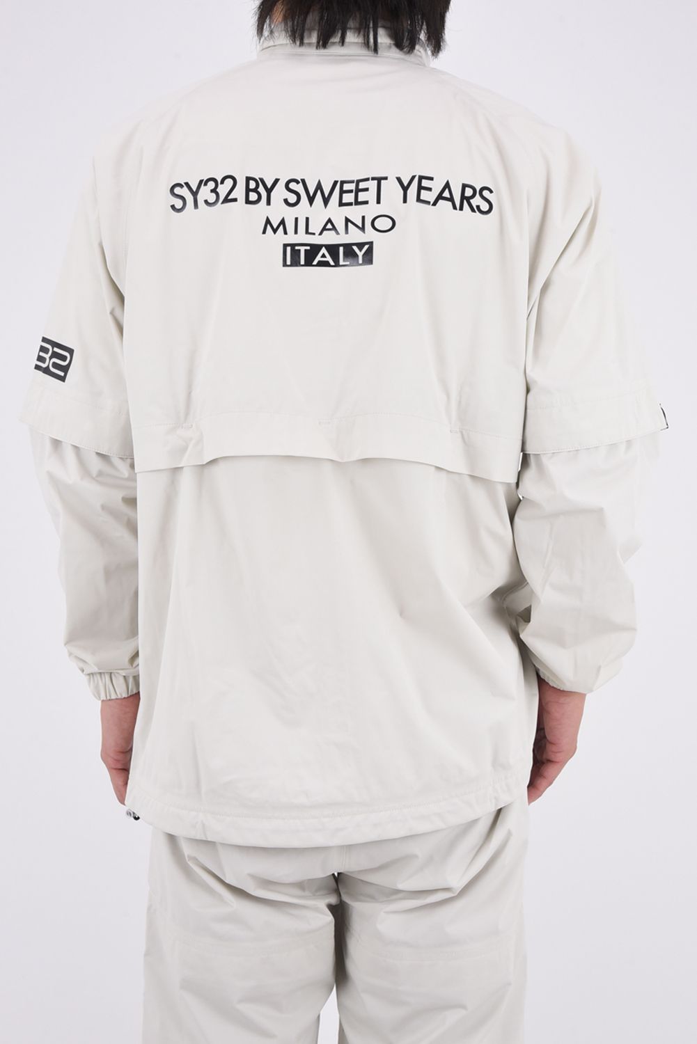 【26SS】【セットアップ】 25L RAIN SET UP / ハイストレッチ 2WAYレインジャケット&パンツ (ベージュ)