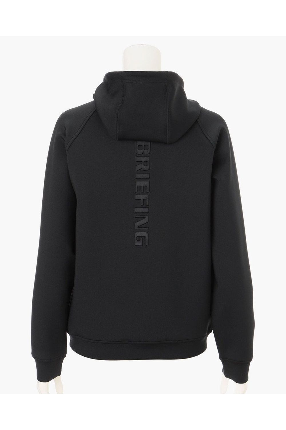 【26AW】【レディース】 WOMEN’S STITCHED 3D LOGO PARKA / ストレッチジャージ 3Dステッチロゴ ジップアップパーカー (ブラック)