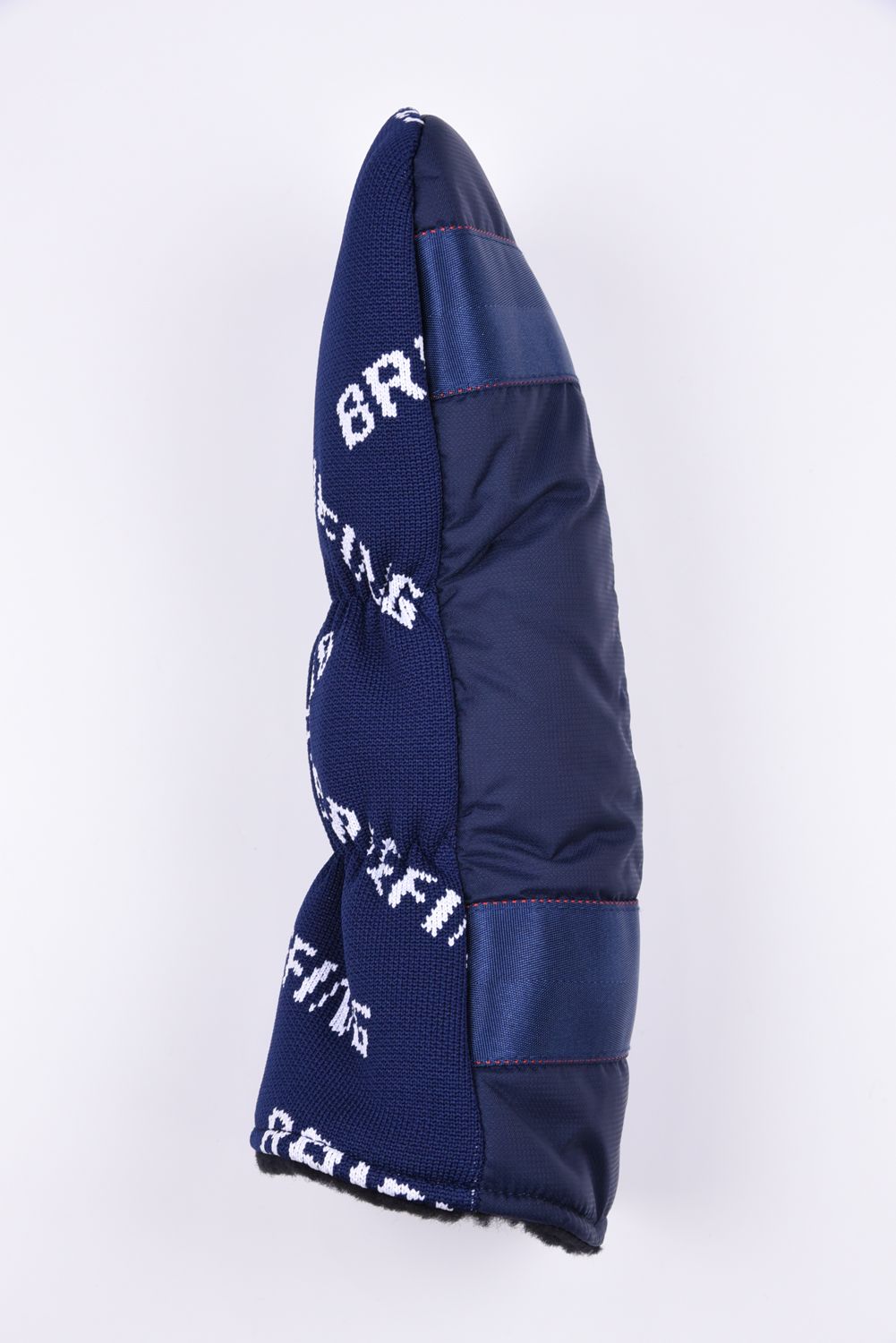 【26SS】 LOGO KNIT DRIVER COVER / 異素材ハイブリッド ドライバーカバー (ネイビー)