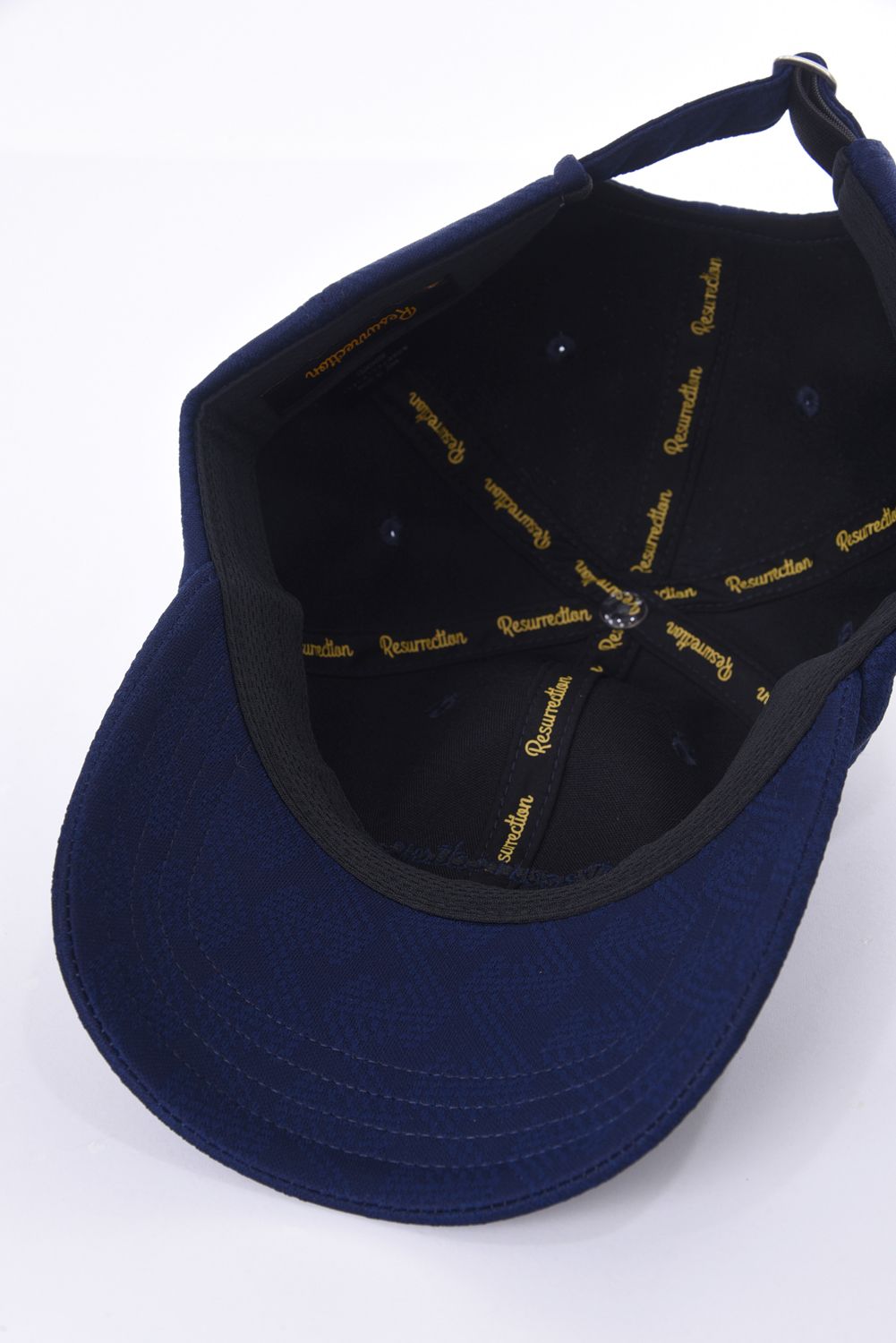 GM JACQUARD CAP / ブランドオリジナルテキスタイル ジャガード キャップ (ネイビー)