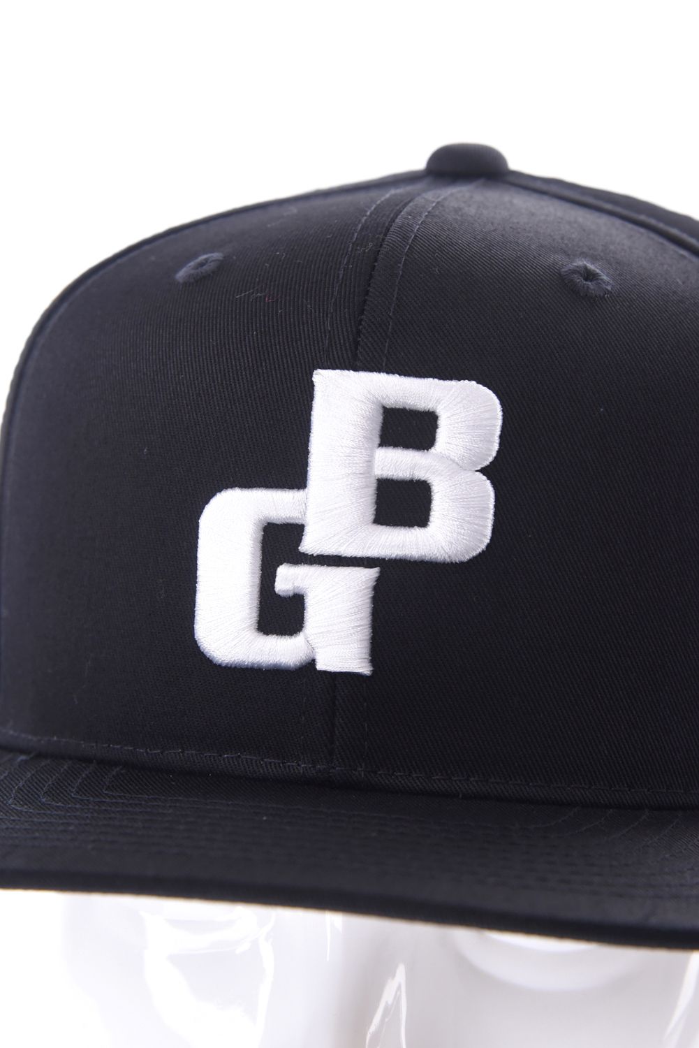 【26SS】 MEN’S BG LOGO FLAT VISOR CAP / BGロゴ フラットキャップ (ブラック)