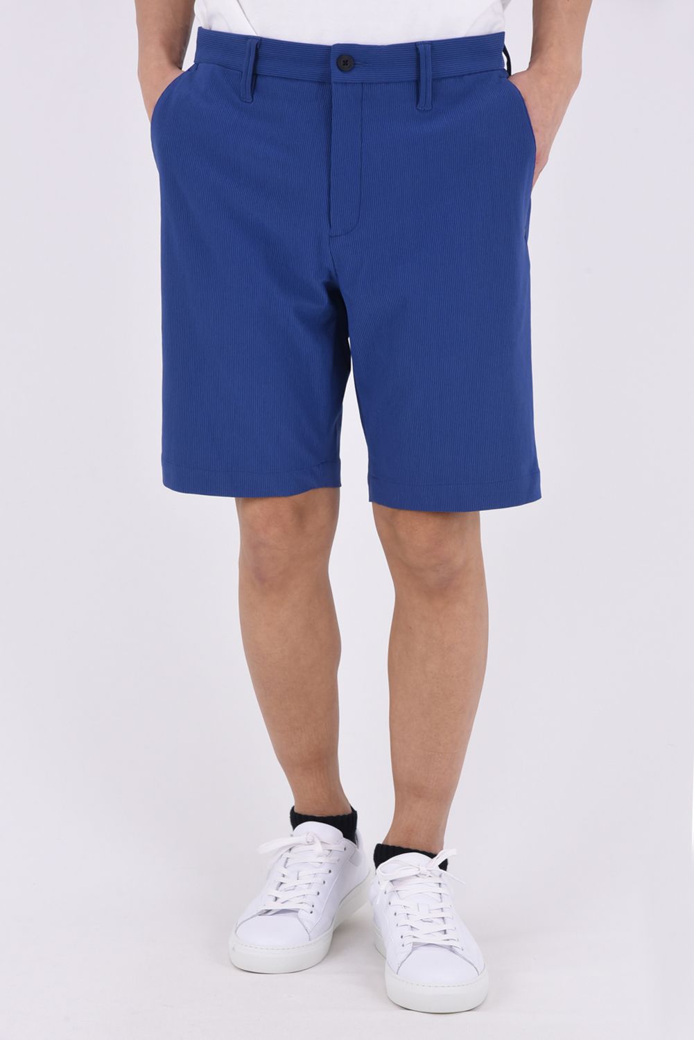 【26SS】 MEN'S NYLON CORDUROY SHORT PANTS / ナイロンコーデュロイ ショートパンツ (ブルー)